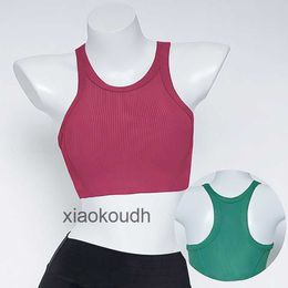 Fashion ll-tops sexy para mujeres yoga deporte ropa interior nuevo acanalado elástico top sports deporte cinturón de fitness cojinete de cojinete de cojín de cojín de cojinete