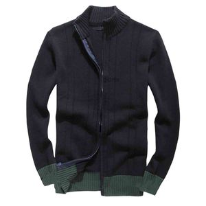Modeontwerper met lange mouwen katoen gebreide truien vest Losse casual jas kleding Maak een wandeling Warm DF I KNT2I