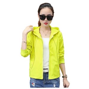 Mode veste ample femmes jaune rouge noir grande taille hauts manteau automne manches longues paragraphe court à capuche LR638 210531