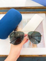 Moda Lou top gafas de sol geniales Gafas de sol de diseñador superior para hombres y mujeres de metal retro moda gafas negras puertas que combinan con UV 400 Polaroid l con caja original