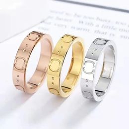 Fashion Love Rings Designer Ring For Womens Men Luxurys sieraden verlovingsringen schijnen nooit vervagen niet allergische maat 5-11 met doos