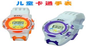 Fashion Lovely Linding Kids Kids Soft Rubber Sport Digital Watch Digital Straps White Girls Girls Birthday Gift Watches1199851