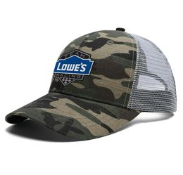 Mode Lowe039S Racing Logo Unisex Baseball Cap Monted Stijlvolle Trucke Hats Blue Home Improvement Home Improvement Company Logo2676725