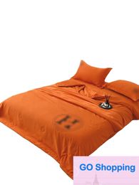 Fashion Lux Brand Wask Wask Summer Cittel Four Quilt Set Summer Summer Cool Air Climatiner Cidilt Feet Fouts Four pièces