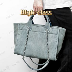 Mode luxe tassen dames designer tas strandtas zomertas tas schoudertassen linnen denim tas dure portemonnee cc hobo reistas delicate en zachte originele kwaliteit