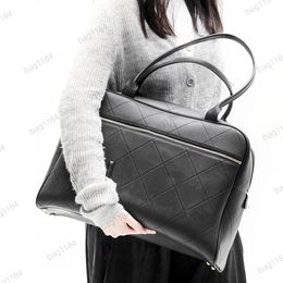Bolsas de lujo de moda Bolsa de diseño para mujeres bolsas bolsas bolsas diamantes diamantes retro cuero de cuero bolso de viaje con cremallera bolso de hombro negro 10a espejo calidad