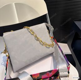 Mode marque de luxe COUSIN sacs de créateurs en cuir véritable classique vintage sac sous les bras sac à main sac à bandoulière sacs à chaîne en relief sac à bandoulière sac à main porte-carte