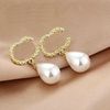 Mode luxe marque boucles d'oreilles femmes boucles d'oreilles perle bijoux lettres boucle d'oreille Diomond mariage