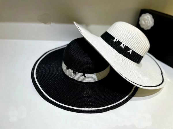 Mode Luxe Merk Designer Emmer Hoed voor Vrouwen Mannen P Familie PU Leer Gras Caps Casquettes Visser Emmers Hoeden zomer Zonneklep