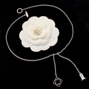 Mode Luxe Merk Designer Sieraden Ketting Voor Vrouwen Hanger Kettingen Zilver CE Ornamenten Gift Sieraden Ontwerpers Kettingen Bruiloft