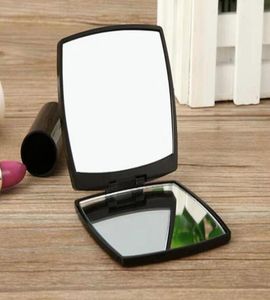 Fashion Luxury Cosmetic 2Face Mirrors Mini Beauty Makeup Tobetrable Portable Facette Double Mirror6106052