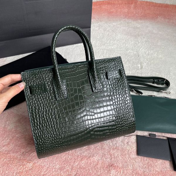 Bolsos de mano de piel de serpiente para mujer, diseño de lujo, bolsos europeos para hombre, bolso para portátil de gran capacidad, bolso de hombro tipo bandolera para mujer de alta calidad, maletines