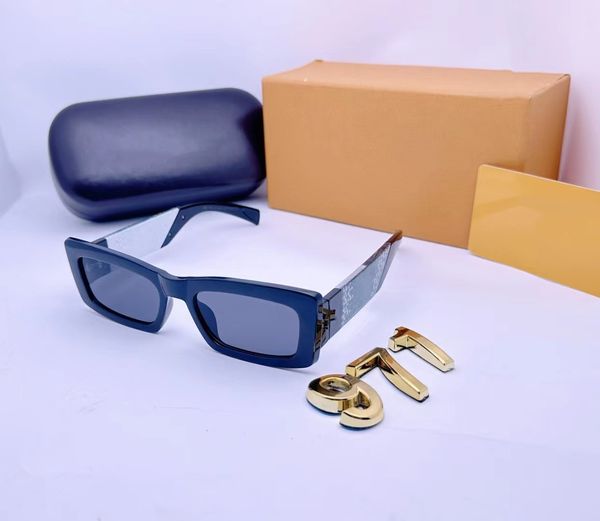 Mode Luxe Designer 971 Waimea Lunettes de soleil pour hommes femmes Vintage carré mat matériau lettre impression lentille lunettes en plein air anti-ultraviolet viennent avec étui
