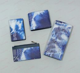 Designer de luxe porte-cartes porte-cartes porte-passeport portefeuilles design de mode plusieurs styles multi-niveaux pliant cartes sac porte-monnaie en cuir