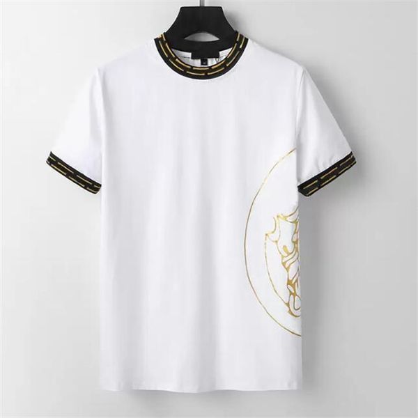 Mode Designer de luxe Hommes T-shirts Chemise à manches courtes Lâche Été Solide Demi-manche T-shirt Casual Tops pour hommes Taille asiatique M-3XL