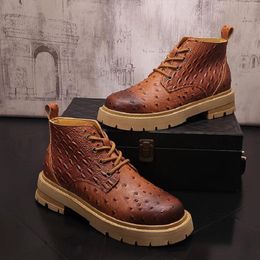 Mode luxe concepteur hommes rétro nouveauté modèle casual chaussures plates mocassins marche Zapatillas Hombre bottines 10A39