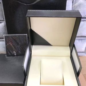 Boîtes de montres pour hommes de créateurs de mode de luxe noir vert foncé femmes boîte de montre cadeau Woody Case pour montres Yacht montre livret carte étiquettes et boîtes suisses