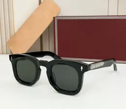 Mode luxe ontwerper heren dames zonnebril stereoscopische vierkante vorm acetaat bril zomer outdoor trendy veelzijdige stijl Anti-Ultraviolet geleverd met etui