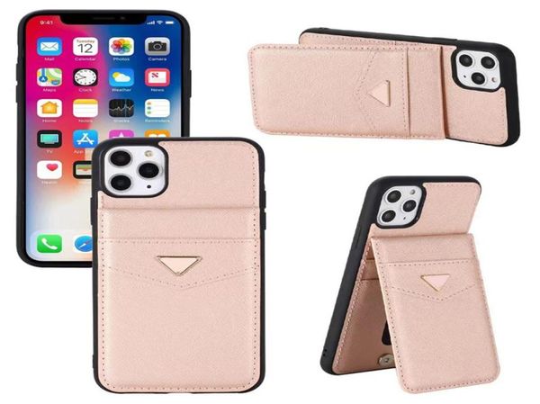 Fundas para teléfono de diseñador de lujo de moda para iphone 14 14 plus 13 12 11 Pro max Xr Xs 7 8 Funda trasera con estuche tipo billetera Lazy Holder 2721704