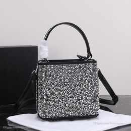 Mode luxe designer vrouw tas tote portemonnee handtas vrouwen schoudertas kristallen strass diamanten