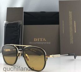 Fashion Luxury Ditary Designer Sungass Sunglasses Limited Edition Rikton-Type 402 Pilot Lunettes de soleil DTS117 Lunettes de soleil Lunettes de soleil avec logo de marque