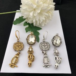 Pendientes de lujo de moda Joyería Alérgica Libre Chapado en oro CZ Pendientes de diseñador Studs para niñas Mujeres para fiesta Boda Bonito regalo