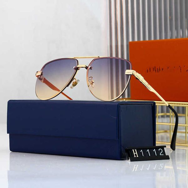 Mode luxe LOU VUT designer lunettes de soleil cool 2022 nouvelles lunettes de soleil pour femmes imprimées miroirs de crapaud à bord coupé montrent des femmes résistantes aux UV minces