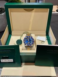 Mode luxe hommes 41mm montre-bracelet mécanique automatique nouvelle céramique 126613LB avec boîte papiers bracelet en acier inoxydable saphir étanche montre pour hommes