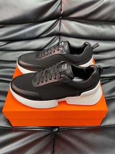 Moda Hombres de lujo Zapatos casuales Heros Zapatillas de deporte Italia Originales Banda elástica Tops bajos TPU Punto de goma Piel de becerro Diseñador transpirable Zapatos deportivos para correr Caja EU 38-45