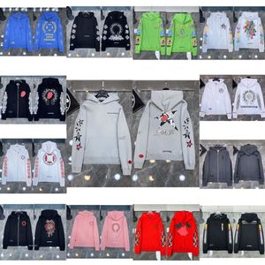 mode luxe hommes fermeture éclair sweats à capuche marque designers homme femmes pull jackts fer à cheval sanskrit croix impression pull manteau à capuche veste sweat gc