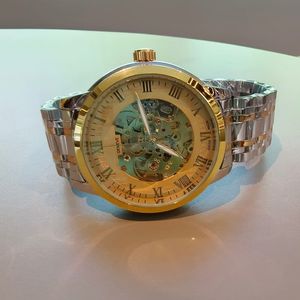 Fashion Luxury Mens Gold Watches Top Brand Mechanical Automatic Mouvement Man Designer Watch Inelesdles en acier en acier