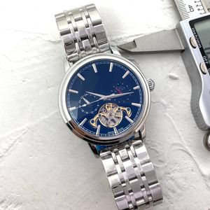 Moda Reloj de lujo para hombre Mecánico Automático Fase lunar Daydate Relojes de pulsera de diseño Relojes de pulsera de acero inoxidable de primeras marcas para hombres Cumpleaños Regalo del día del padre