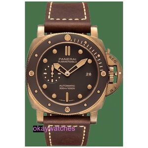 Fashion Luxury Penarrei Watch Designer Box Certificat Série Stealth Bronze Mécanique automatique pour les hommes PAM00968