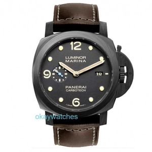 Fashion Luxury Penarrei Watch Designer Set Full 1950 Série Pam00661 Mécanique automatique Mens 44 mm