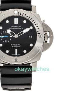 Fashion Luxury Penarrei Watch Designer volledige set box certificaat onderzeeër titanium metaal automatisch mechanisch horloge heren PAM01305