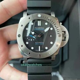 Fashion Luxury Penarrei Watch Designer no usa el conjunto completo de hombres mecánicos automáticos de 47 mm de relojes de 47 mm