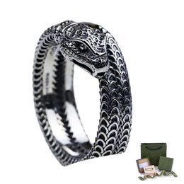 Mode luxe gepolijste coole designer herenliefhebber ringen band roestvrij staal paar ringontwerp damesjuwelen269y