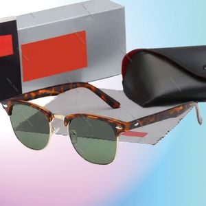 Mode luxe de luxe Designer designer hommes femmes lunettes de soleil ombragées groupe de protection pilote conduisant les lunettes de verre ben verrus de haute qualité UV400 Eyewear 192