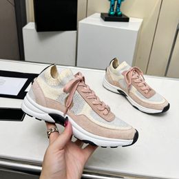 Fashion Luxury Sneaker Defensor Diseñador de zapatillas casuales de cuero Genuine Leather Sneakers Trainer Woman Running Boots By Brand W425 003