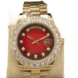 Reloj de lujo de moda para mujer, movimiento mecánico automático, reloj de diamantes, 43 mm, acero inoxidable completo, luminoso, resistente al agua, relojes deportivos sb053 C4