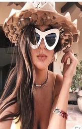 Fashion Luxury Women Designer 41086S Cat Eye Sunglasses Sunglasses Big Frame Summer Geneous Myd Couleur Couleur de qualité supérieure UV Protetio8720498