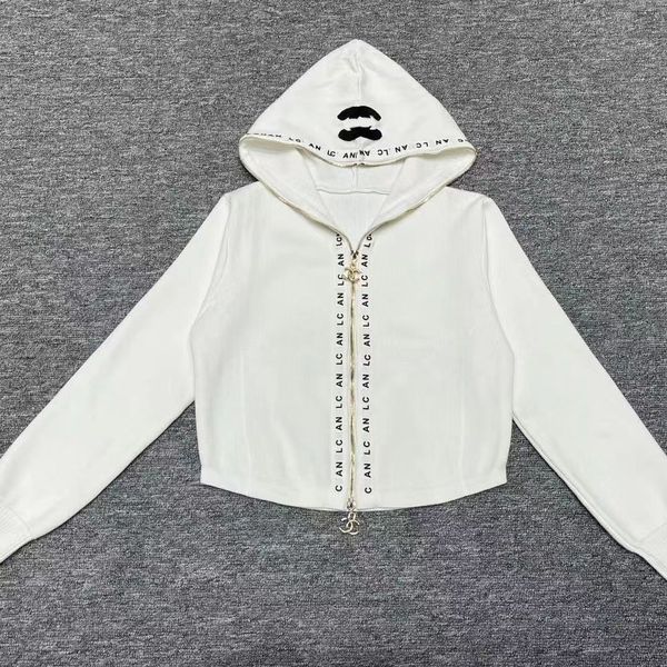 Moda de lujo Suéteres para mujer Mujer Prendas de abrigo Chaquetas Sudaderas delgadas Diseñadores para mujer Chaqueta Negro Blanco Abrigos de manga larga Ropa de mujer