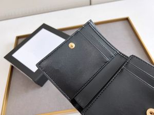 Portefeuille de luxe pour femmes, portefeuille de styliste pliable, sac en cuir véritable MH453355255k