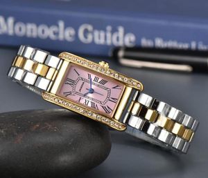Mode luxe femmes ciel diamants bague montres pleine ceinture en acier inoxydable Quartz mouvement à Quartz mince longueur forme amoureux horloge montre-bracelet cadeaux
