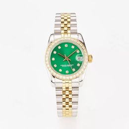 Mode luxe femmes montres designer lumineux 28mm dayjust diamant dame montre montres-bracelets en acier inoxydable pour femmes anniversaire cadeau de Noël