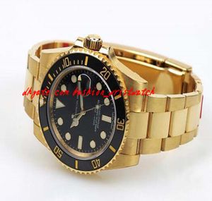 Fashion Luxury Wristwatch Cerachrom Cerachrom 18K Yellow Gold Dive Watch 116618 MECTIONNELS MÉCANIQUES DONNÉES MONTRES MENSE