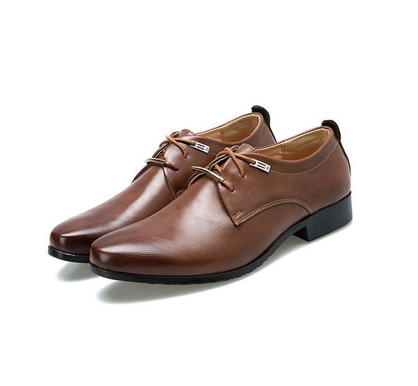 Luxe de la mode Slip On Men Dress Shoes For Party bottes de travail Oxfords Business Classic PU Leather Men's Suits designer casual Shoe