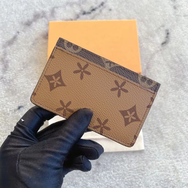 Mode M60703 porte-clés couverture de carte en cuir véritable concepteur de luxe mini sac à main porte-cartes en gros femmes porte-monnaie hommes fentes pour cartes de crédit portefeuille pochettes
