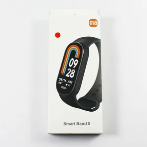 Mode M8 montre intelligente Bluetooth bracelets intelligents écran tactile rappel d'appel fréquence cardiaque moniteur de pression artérielle étanche sport Smart Band M8