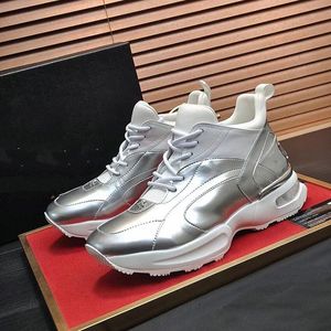 Mode Man Casual Schoenen Luxe Designer Sneaker Lederen Mesh Puntschoen Race Runner Schoenen Buiten Trainers MKJJK0003